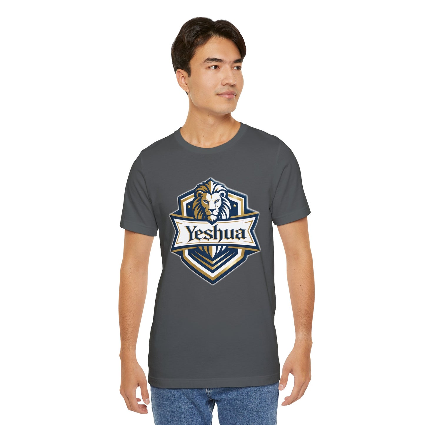 Yeshua Strength Crest  Unisex Short Sleeve Tee