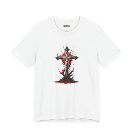 Sanguine Salvation Edgy Christian Unisex Short Sleeve Tee