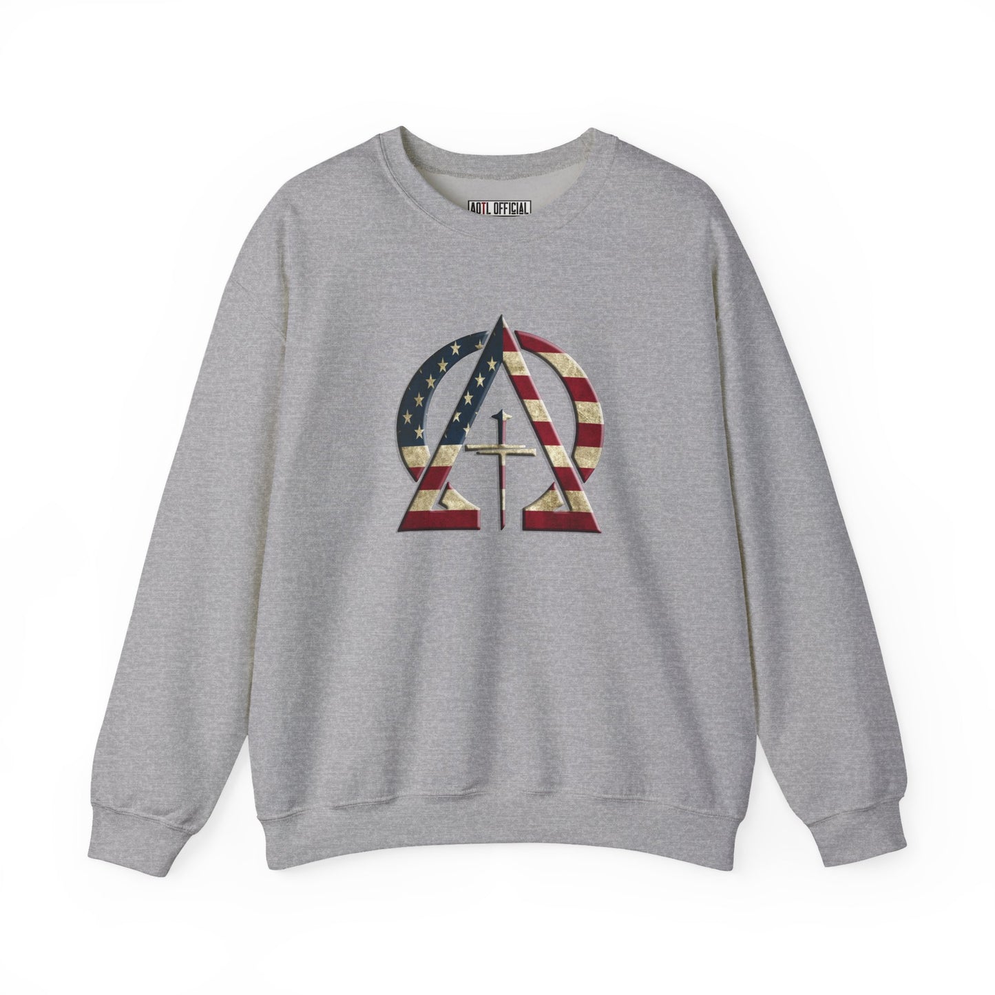 Alpha & Omega Vintage USA Unisex Heavy Blend™ Crewneck Sweatshirt