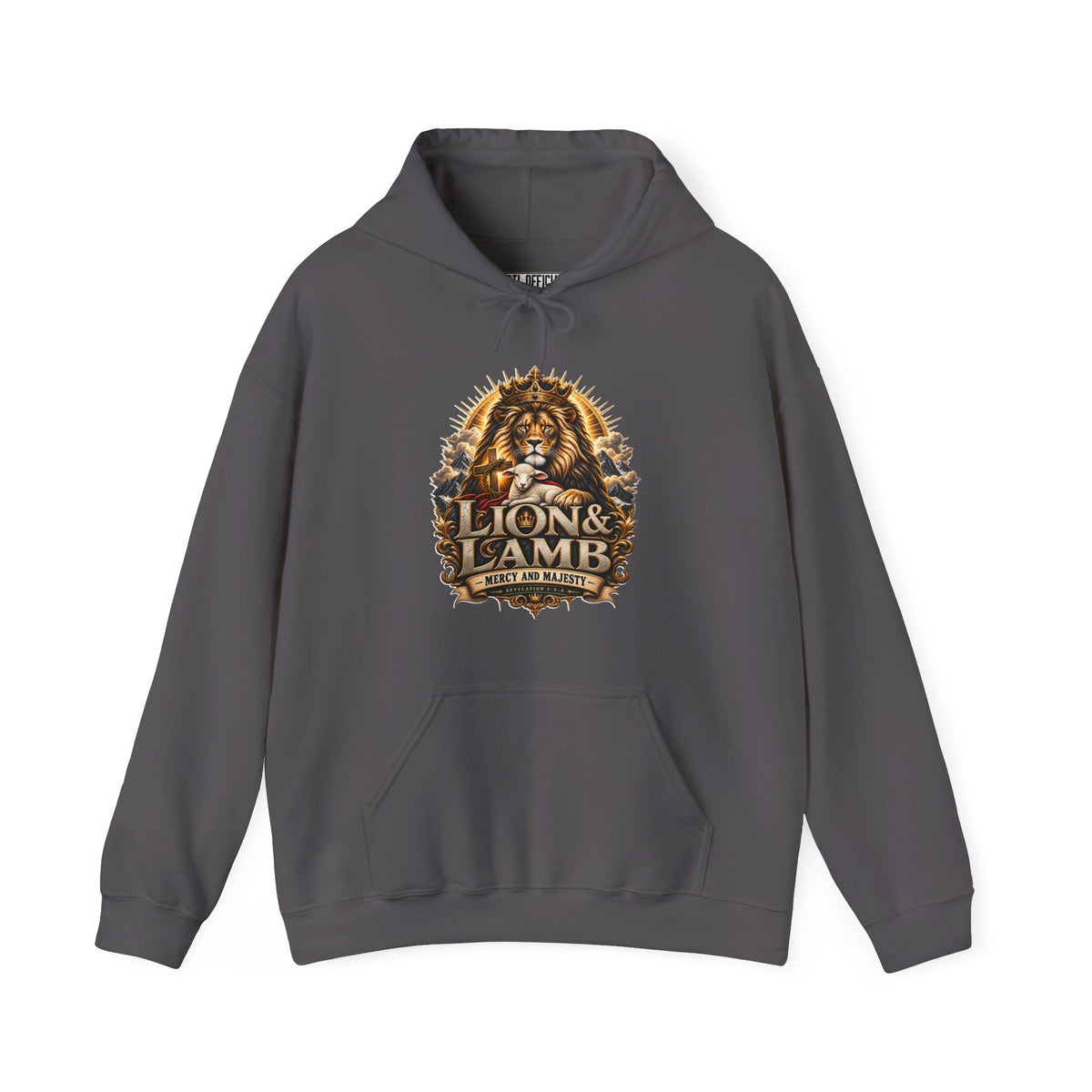 Lion & Lamb – Mercy and Majesty Christian Hoodie