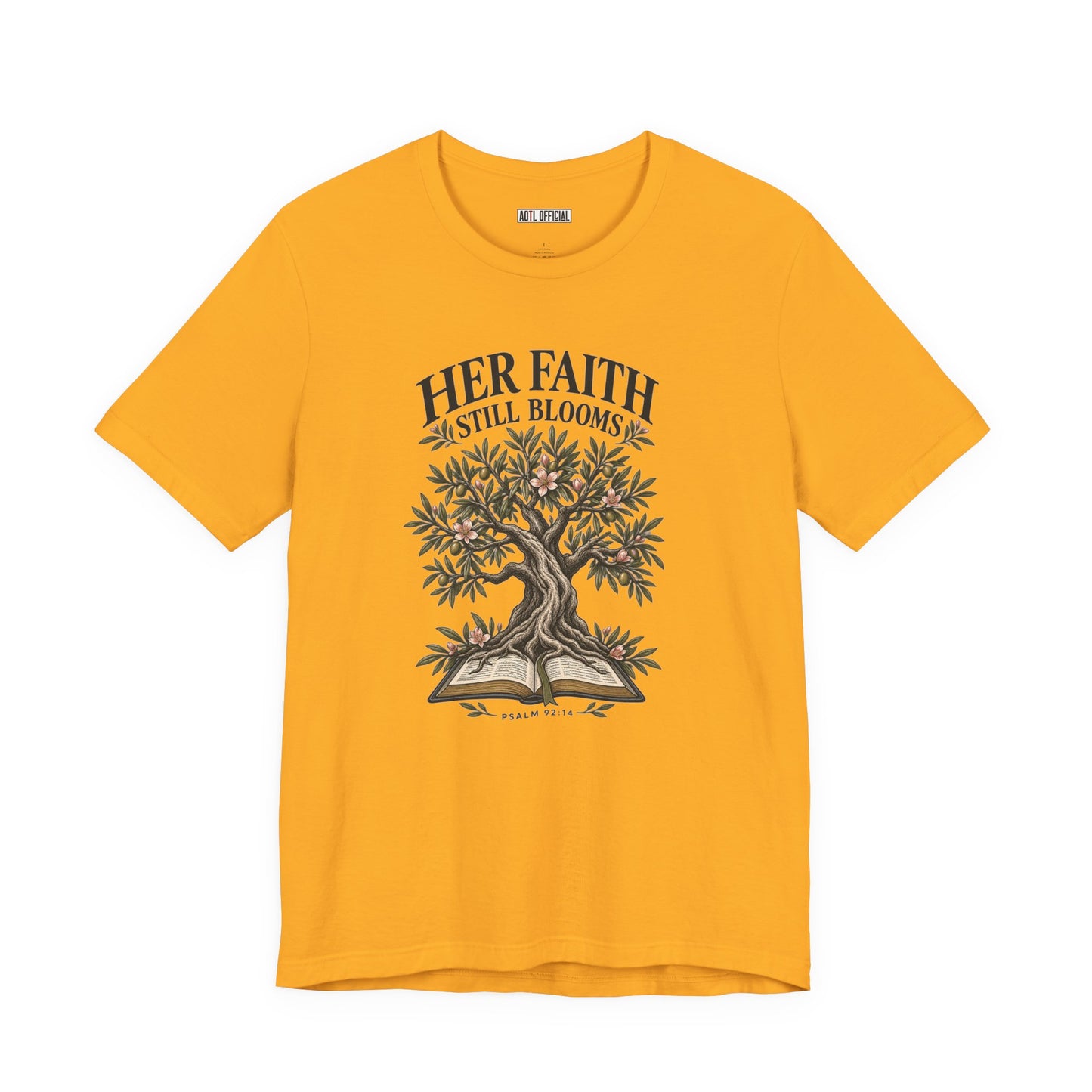 Her Faith Still Blooms Christian T-shirt