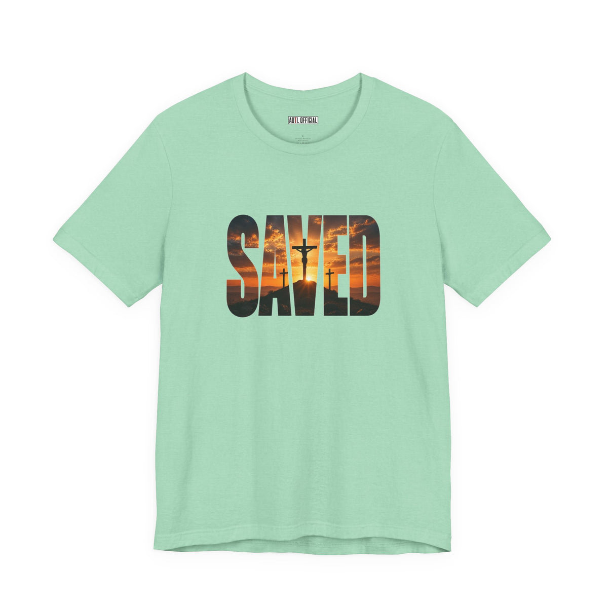 Saved — By the Cross Christian T-shirt