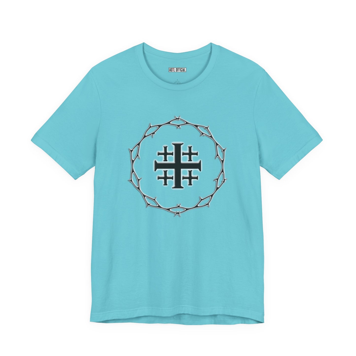Circle of Thorns & Jerusalem Cross Unisex Short Sleeve Tee
