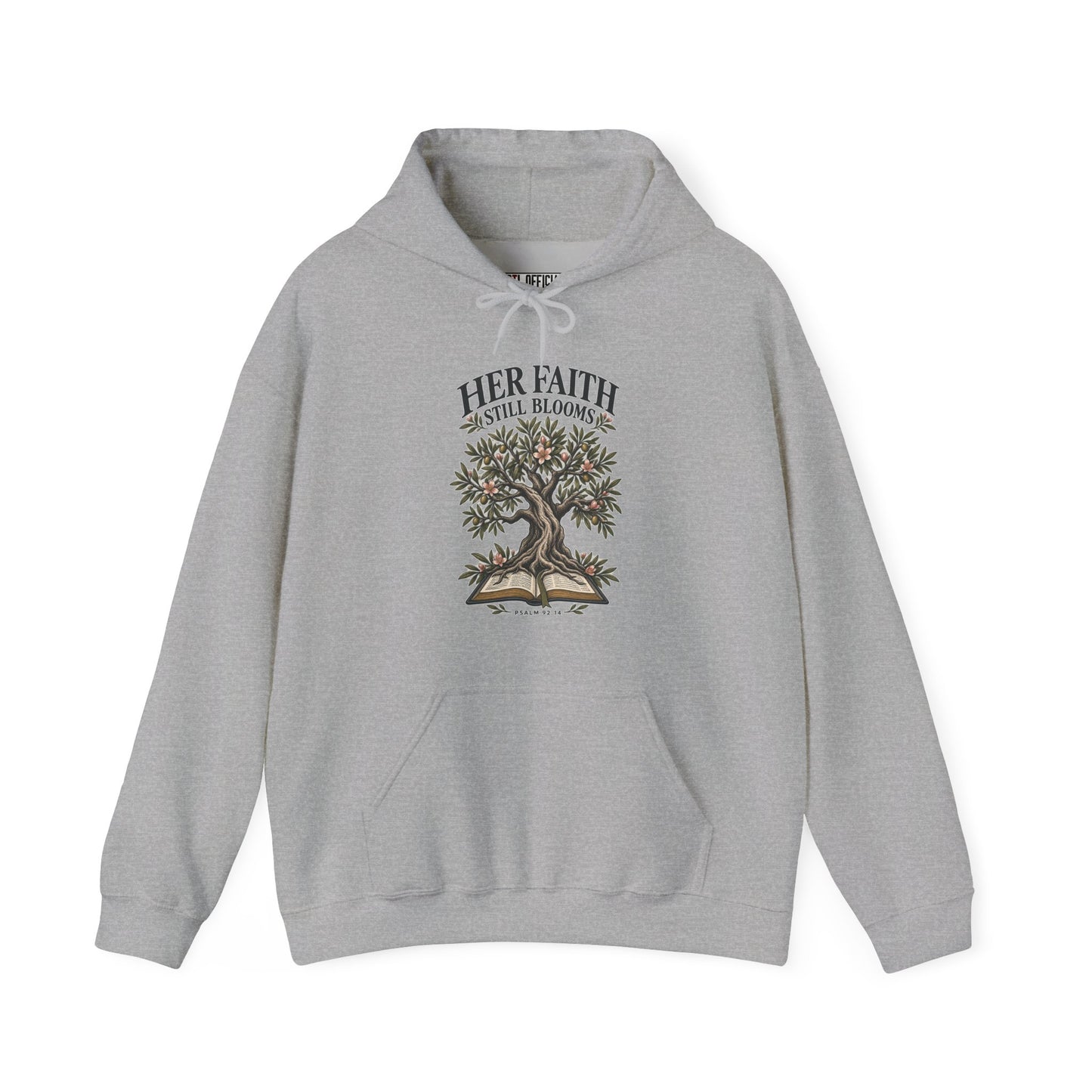 Her Faith Still Blooms Christian Hoodie