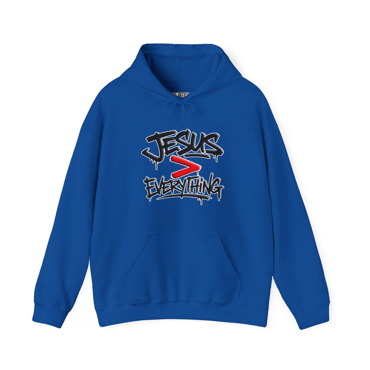 Jesus > Everything Graffiti Christian Hoodie