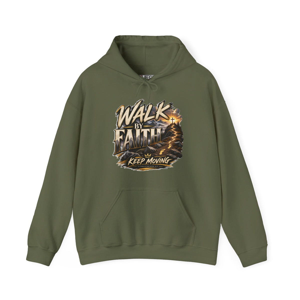 Walk by Faith – Keep Moving Christian Hoodie