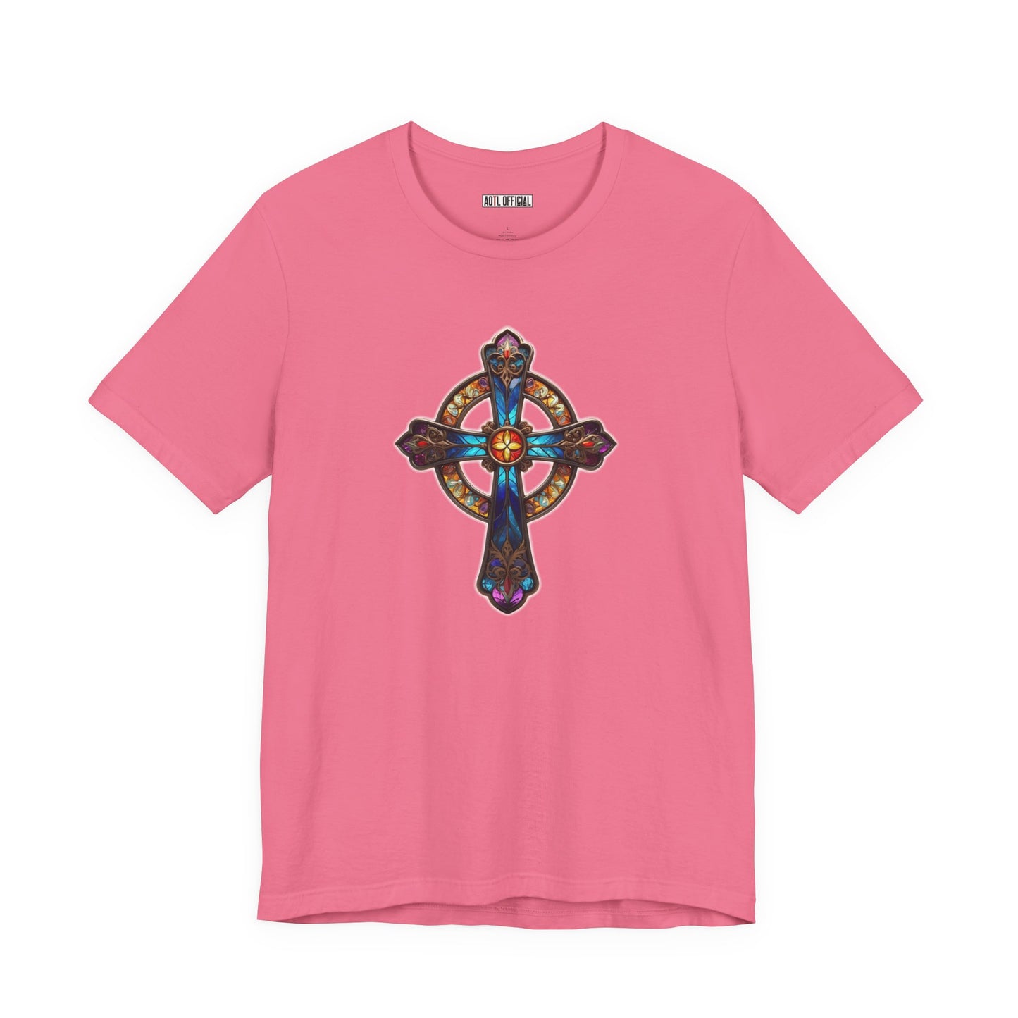 Radiant Cross  Christian Unisex Short Sleeve Tee
