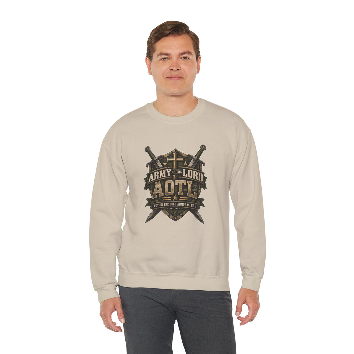 AOTL — Full Armor of God Christian Sweatshirt