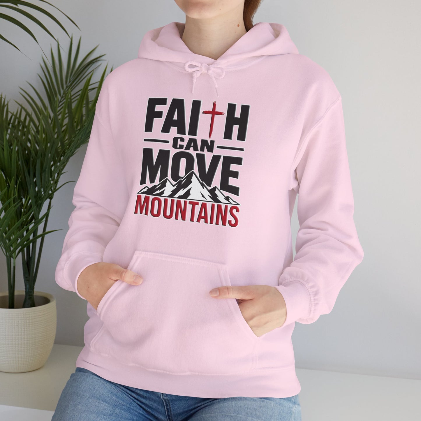 Faith Can Move Mountains Christian Hoodie
