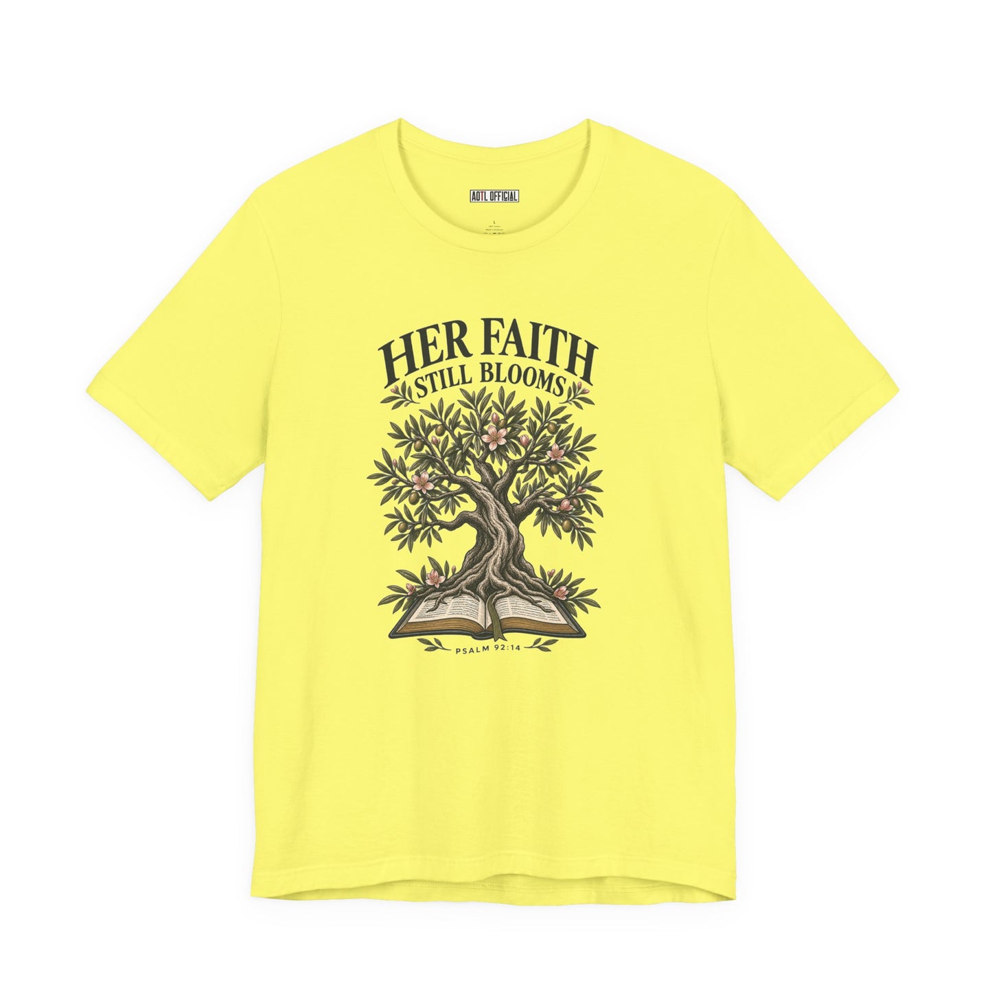 Her Faith Still Blooms Christian T-shirt