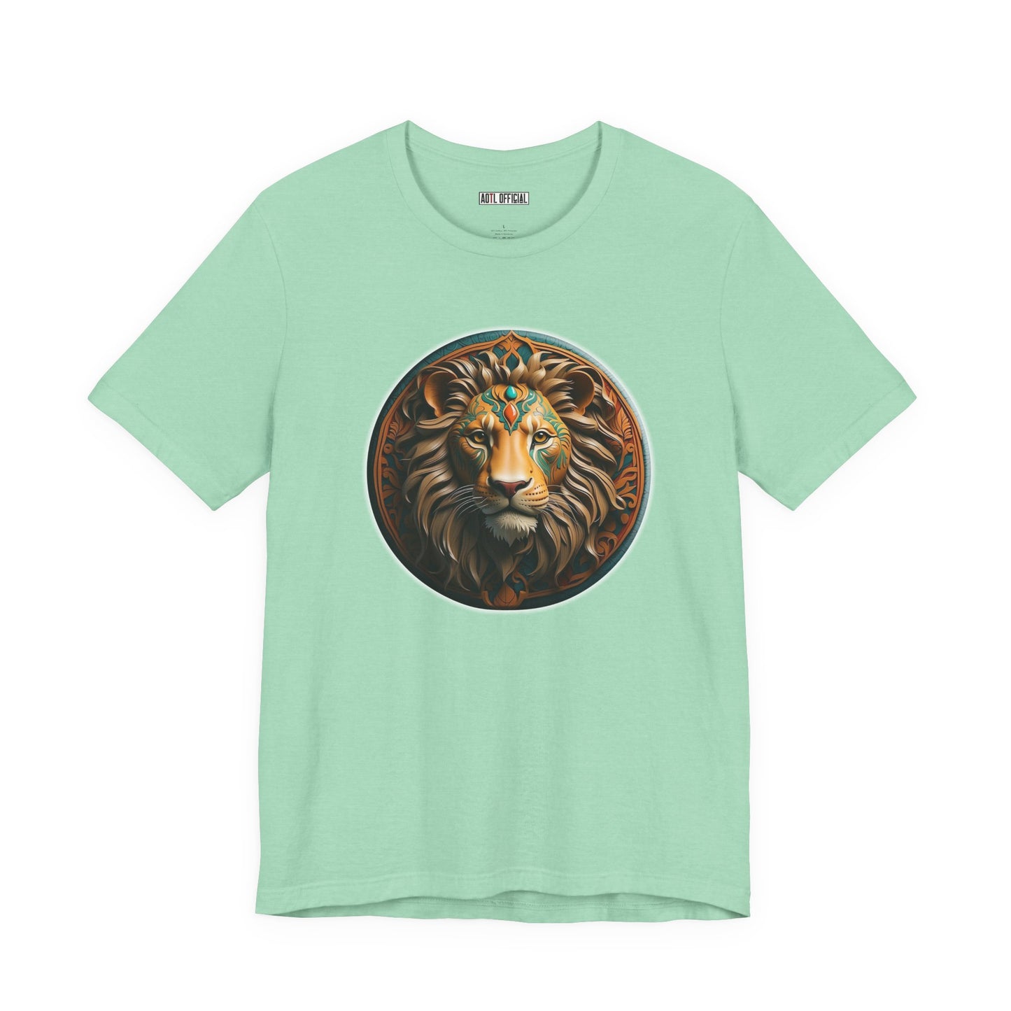 Majestic Redeemer  Lion of Judah Christian Unisex Short Sleeve Tee