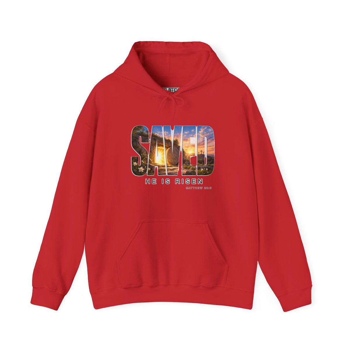 Saved-He Is Risen Christian Hoodie