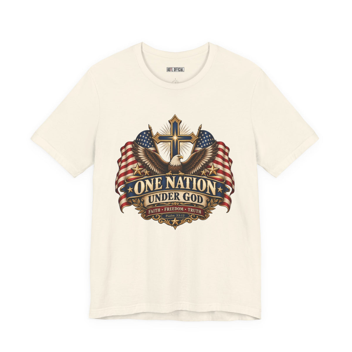 One Nation Under God — Faith, Freedom & Truth Christian T-shirt