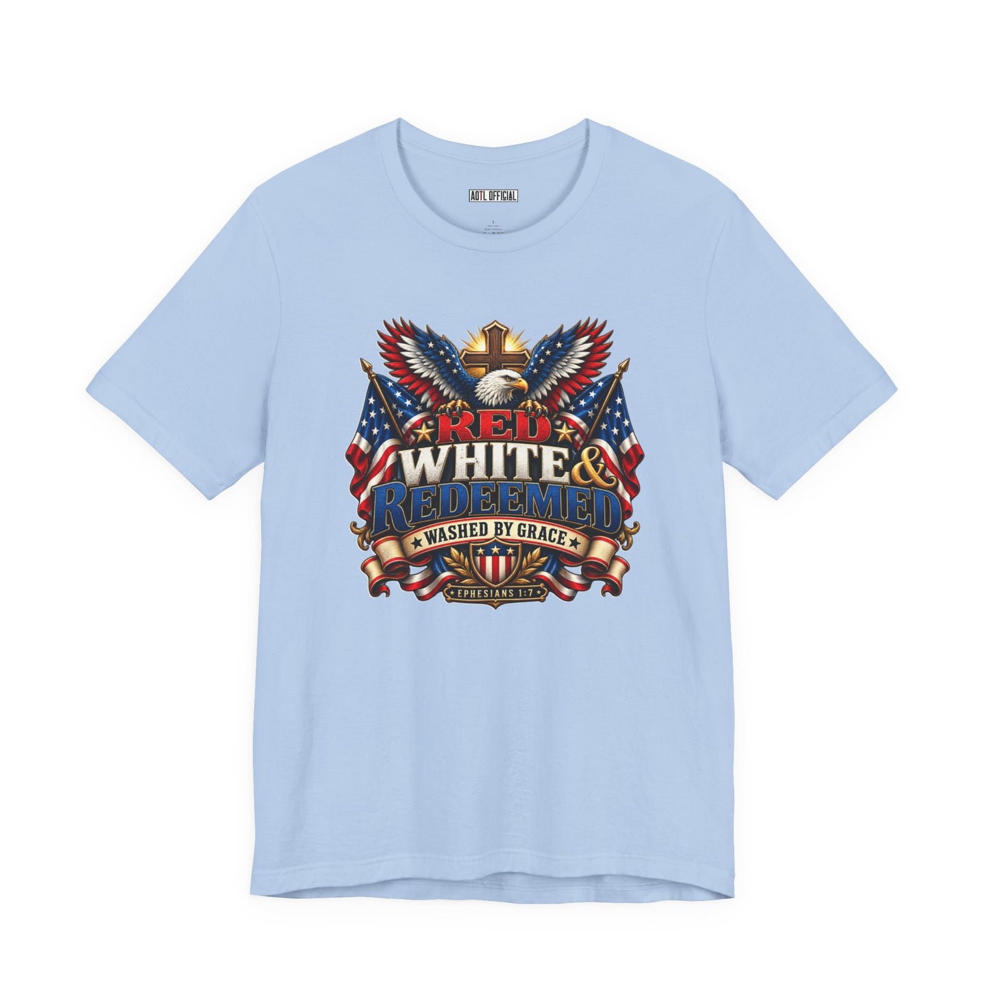 Red, White & Redeemed Christian T-shirt