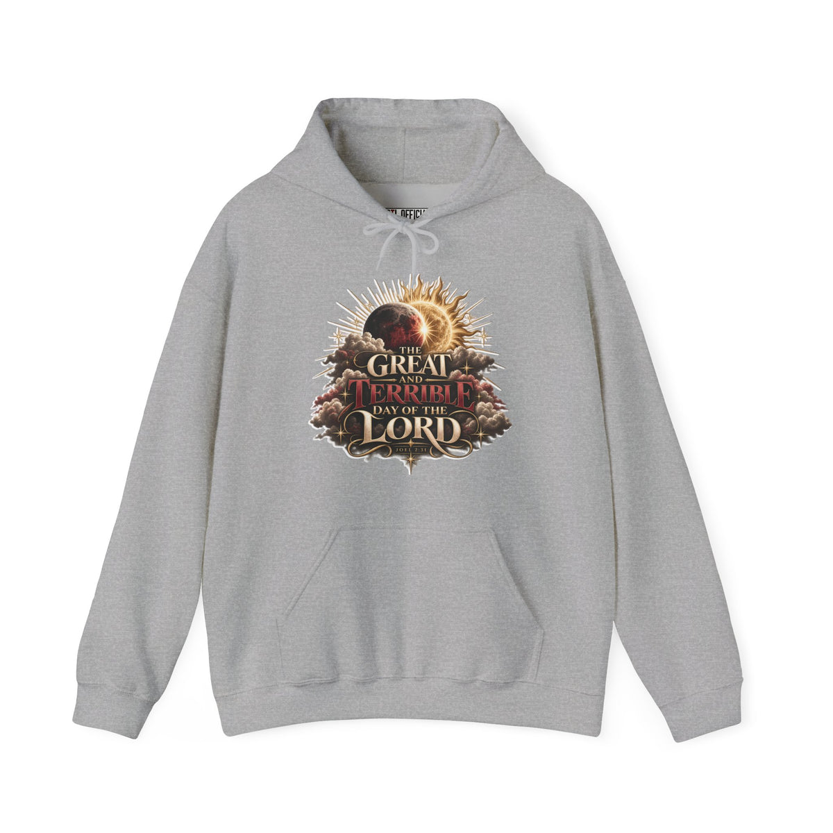 The Great and Terrible Day — Joel 2:31 Christian Hoodie