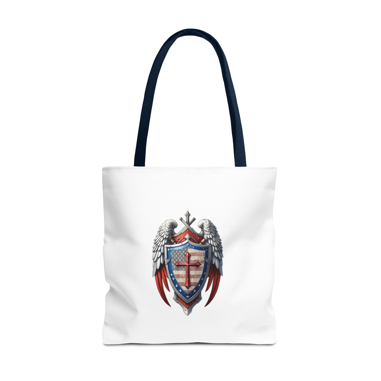 Winged Guardian Patriotic Christian Tote bag