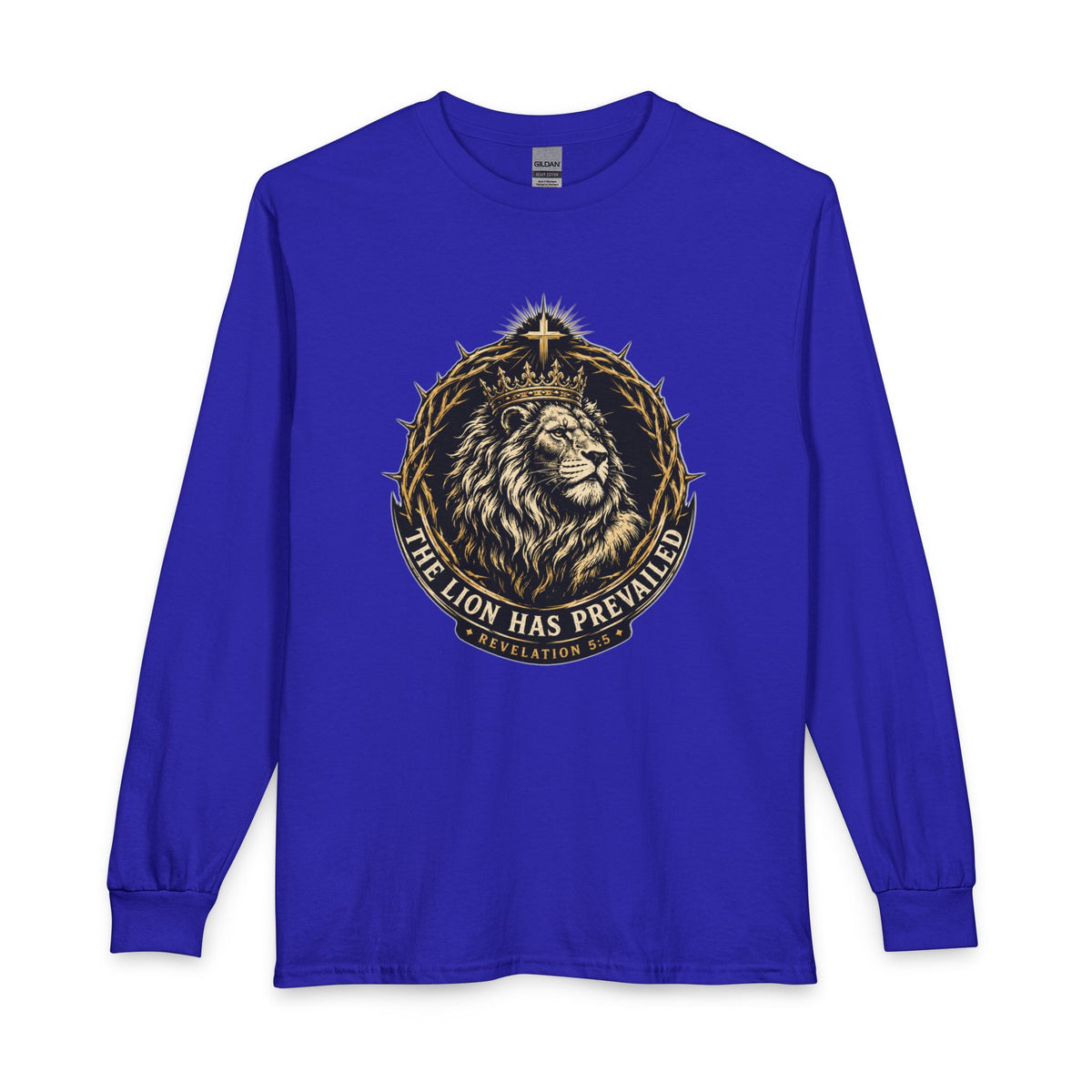 Lion of Judah — The Lion Has Prevailed Christian Long Sleeve Shirt