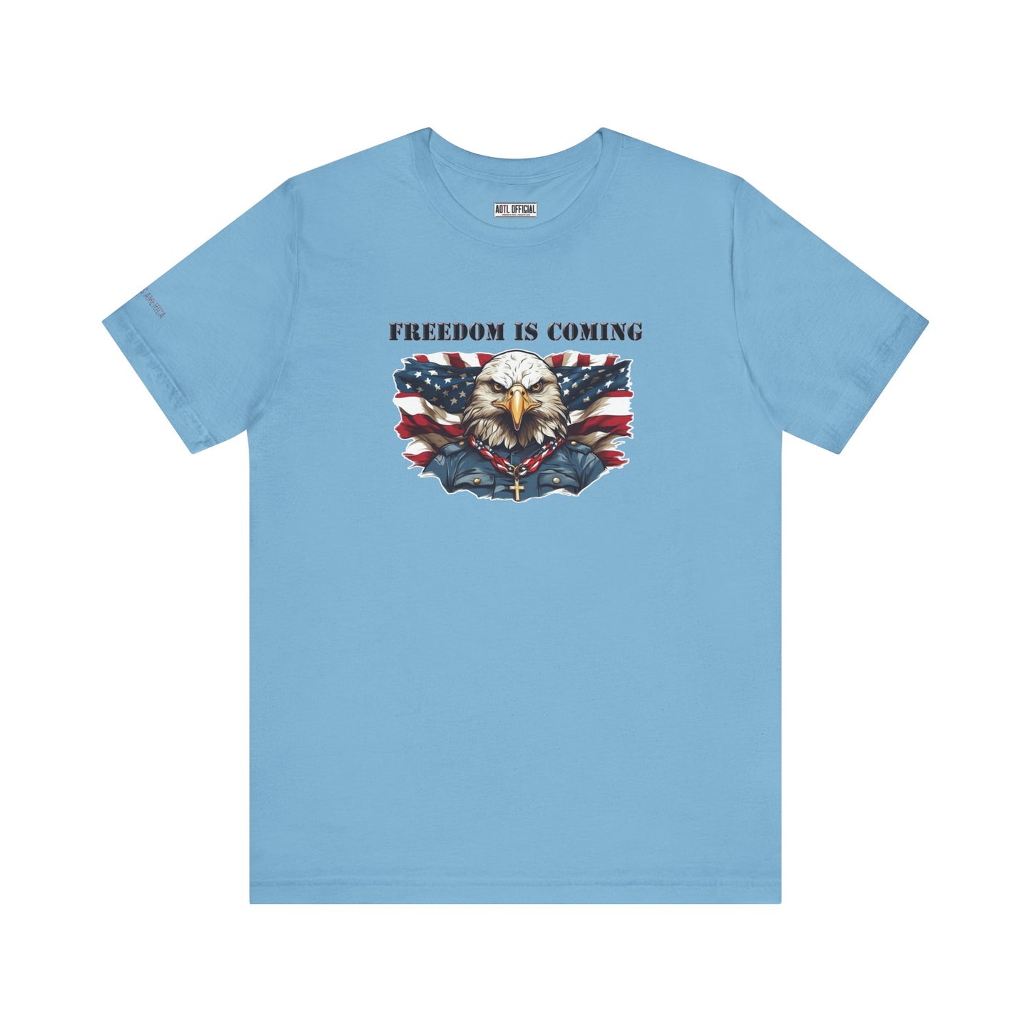Freedom Is Coming Christian Patriotic Design
