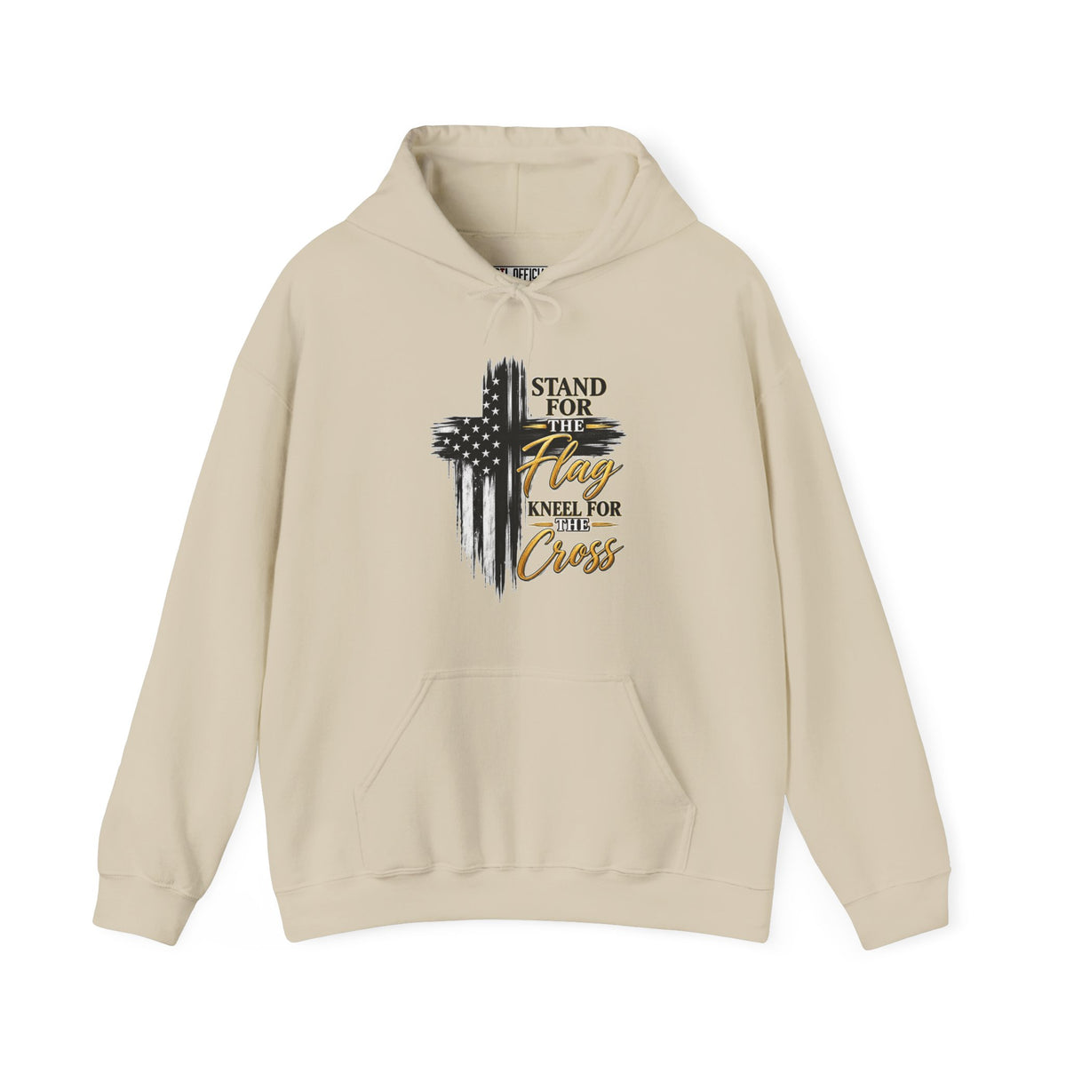 Stand for the Flag, Kneel for the Cross Christian Hoodie