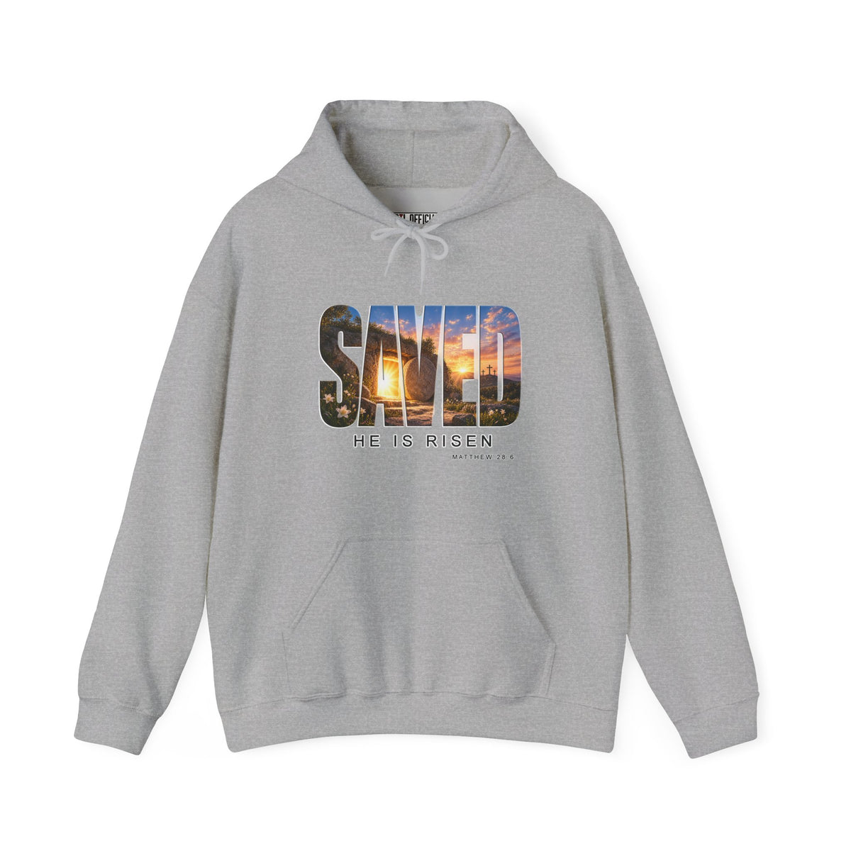 Saved-He Is Risen Christian Hoodie