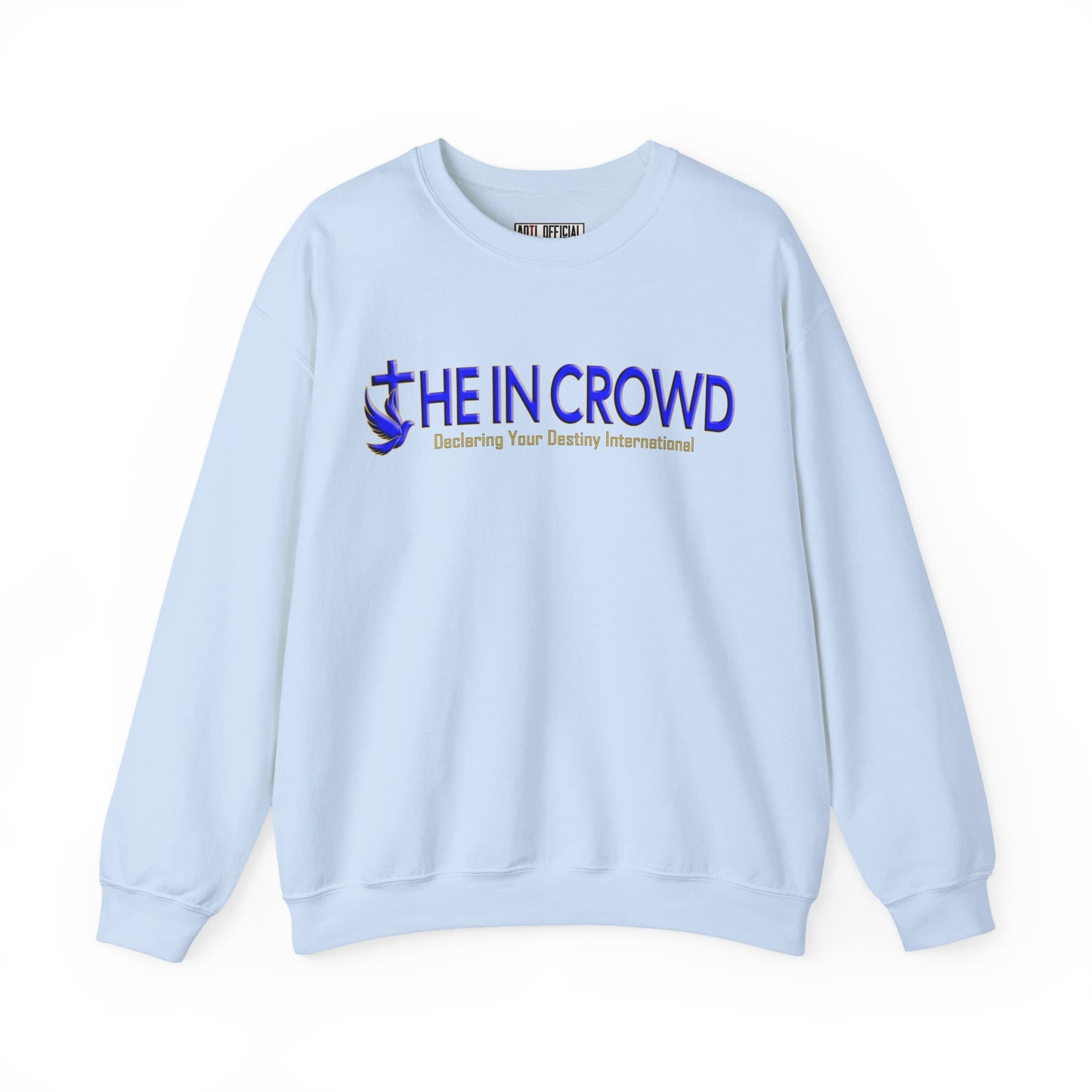 The In Crowd Blue & Gold logo Unisex Heavy Blend™ Crewneck Sweatshirt
