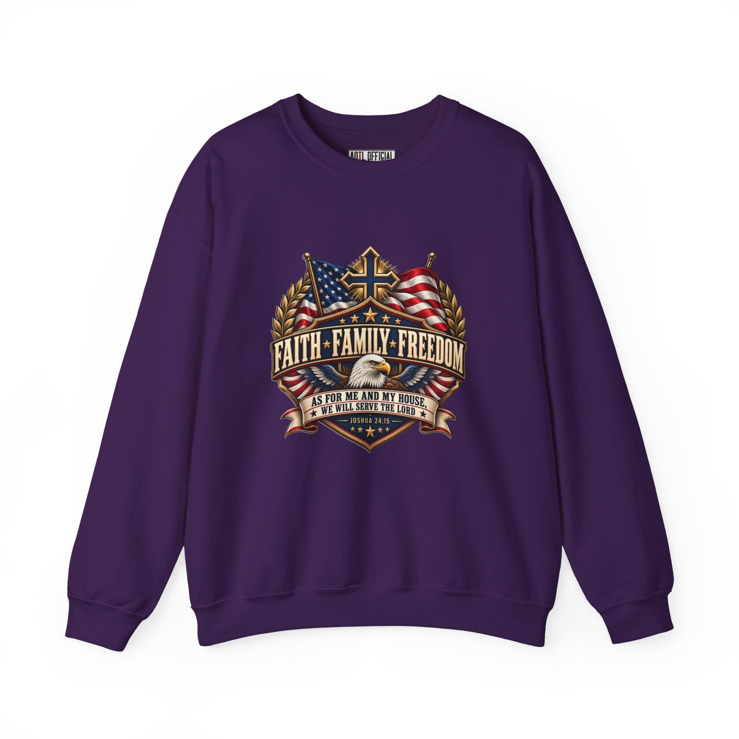 Faith. Family. Freedom. Christian  Sweatshirt