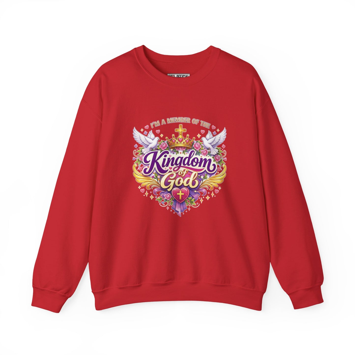Graceful & Royal Member of the Kingdom of God Unisex Heavy Blend™ Crewneck Sweatshirt