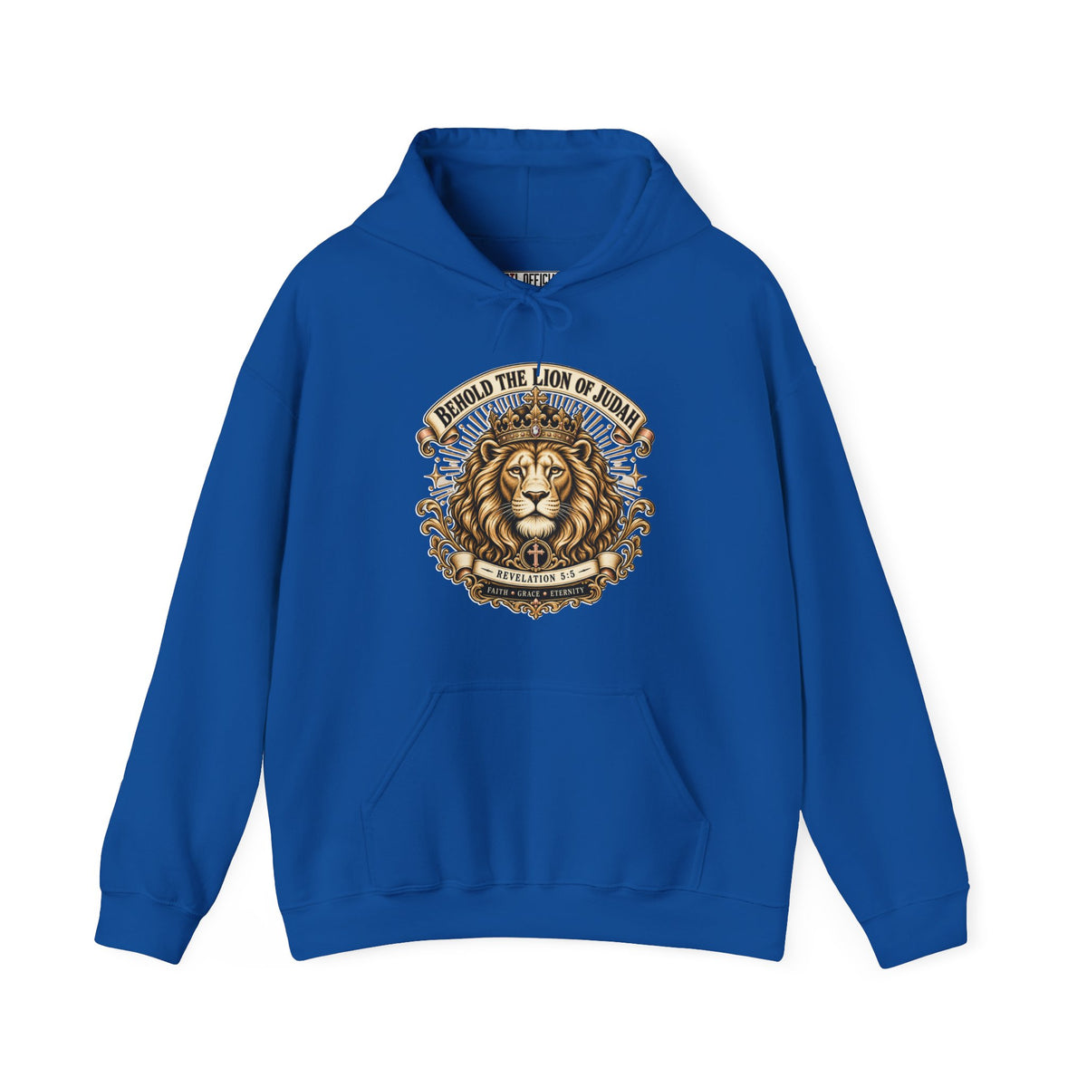 Behold the Lion of Judah —  Revelation 5:5 Christian Hoodie