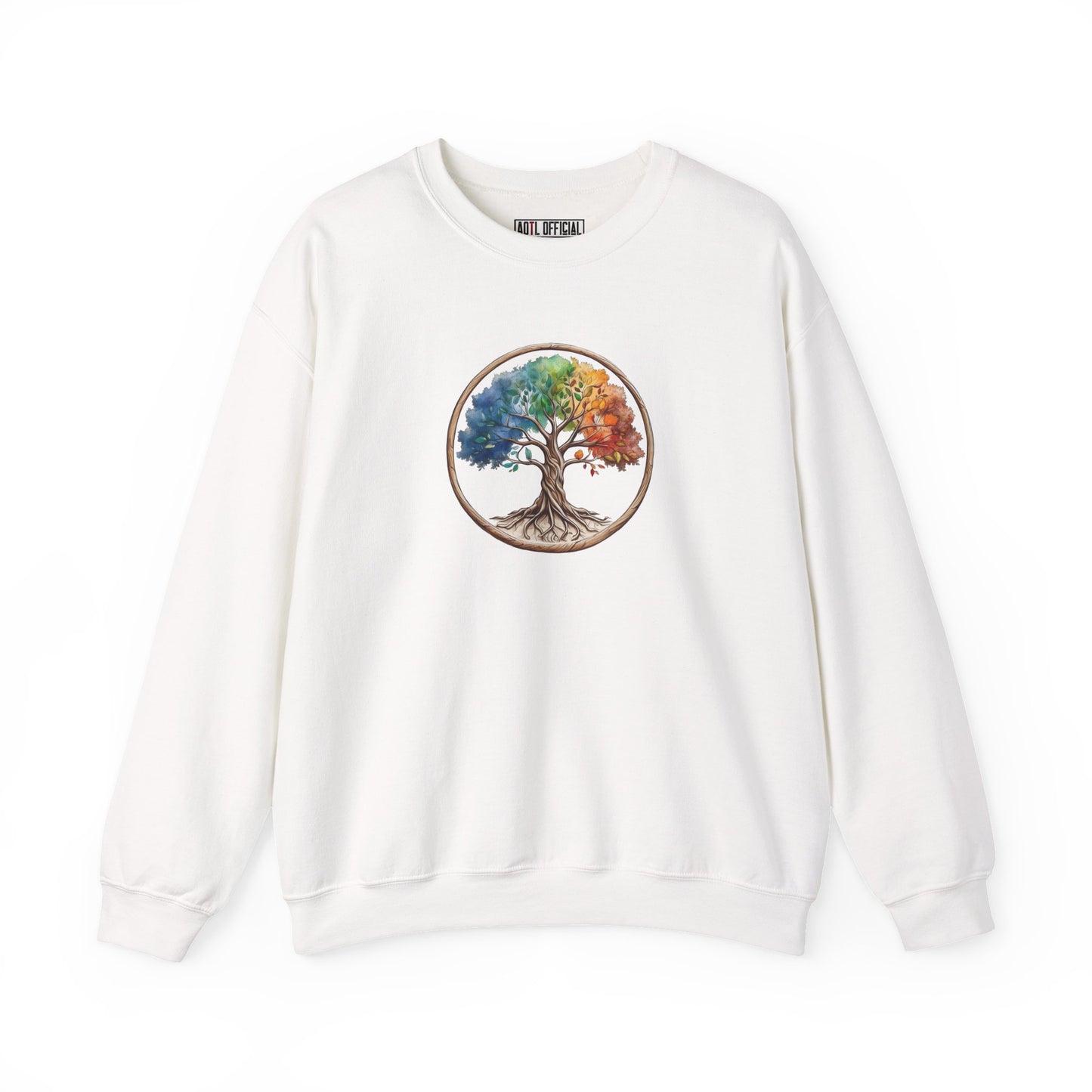 Colorful Tree of Life Unisex Heavy Blend™ Crewneck Sweatshirt