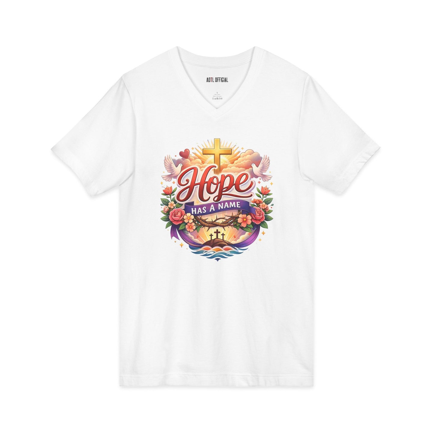Hope Has A Name Nature Edition V-Neck Tee