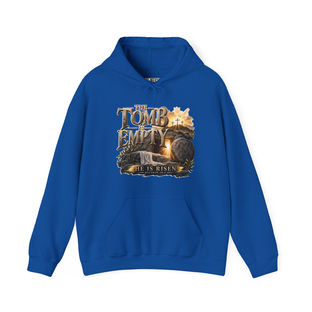The Tomb Is Empty — Matthew 28:6 Christian Hoodie