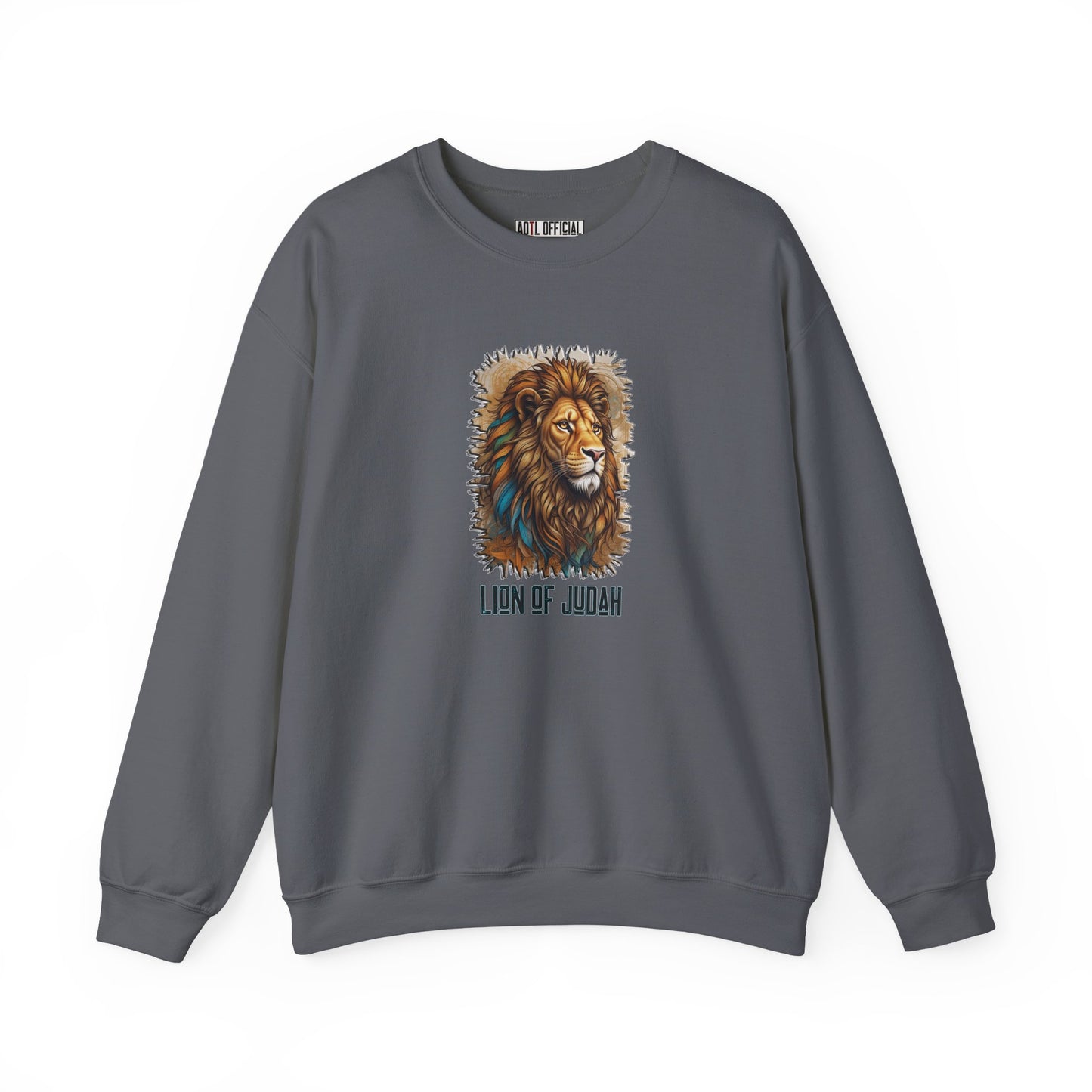 Divine King  Lion of Judah  Unisex Heavy Blend™ Crewneck Sweatshirt