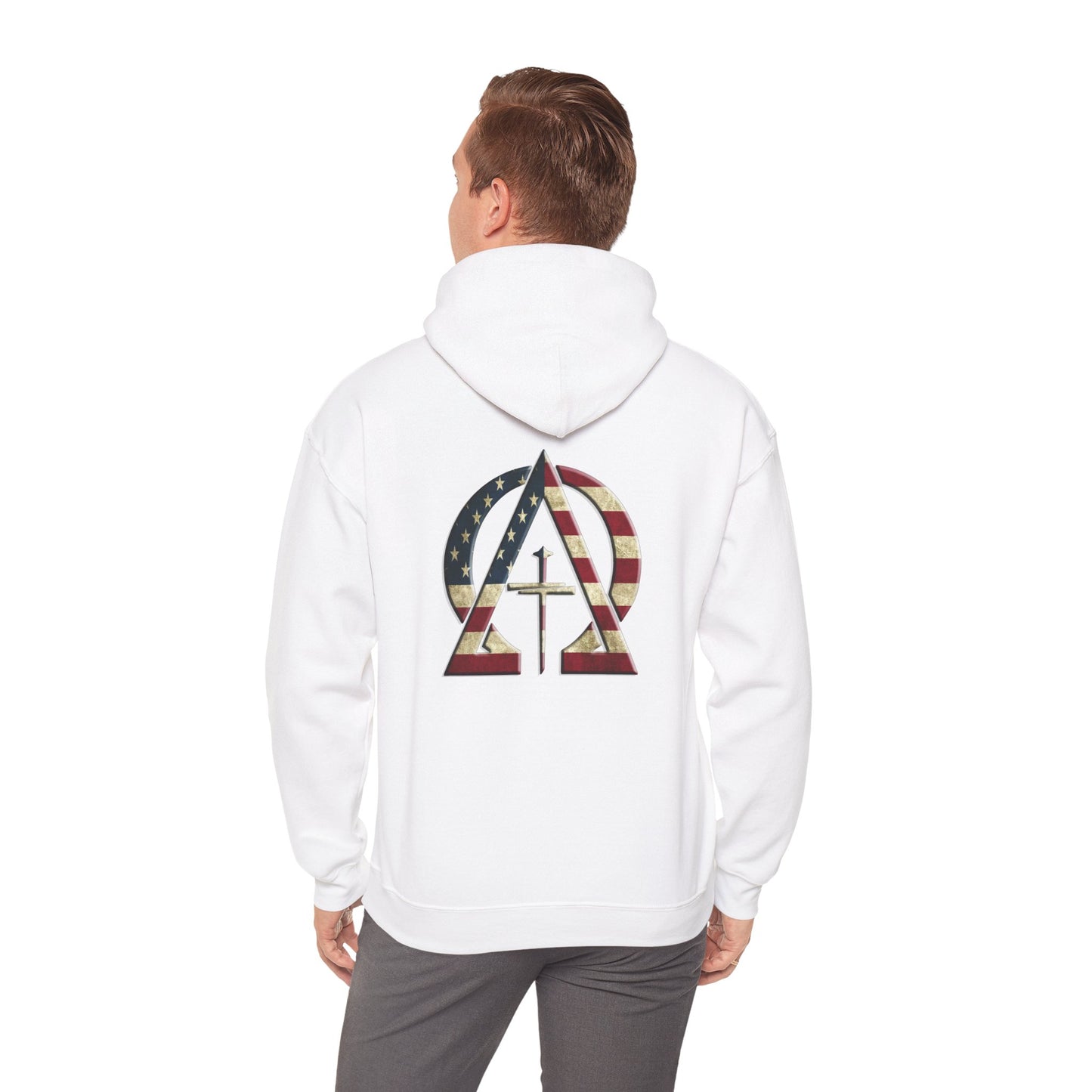Declaring Your Destiny USA/ Alpha & Omega USA Unisex Heavy Blend™ Hooded Sweatshirt