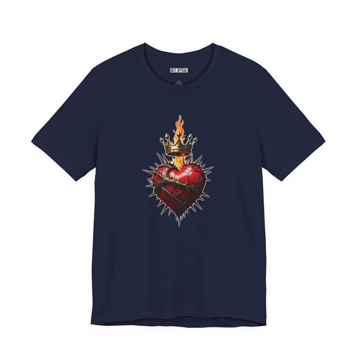 The Sacred Heart of Jesus Christian Unisex Short Sleeve Tee