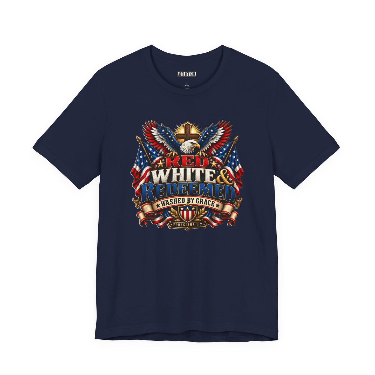 Red, White & Redeemed Christian T-shirt