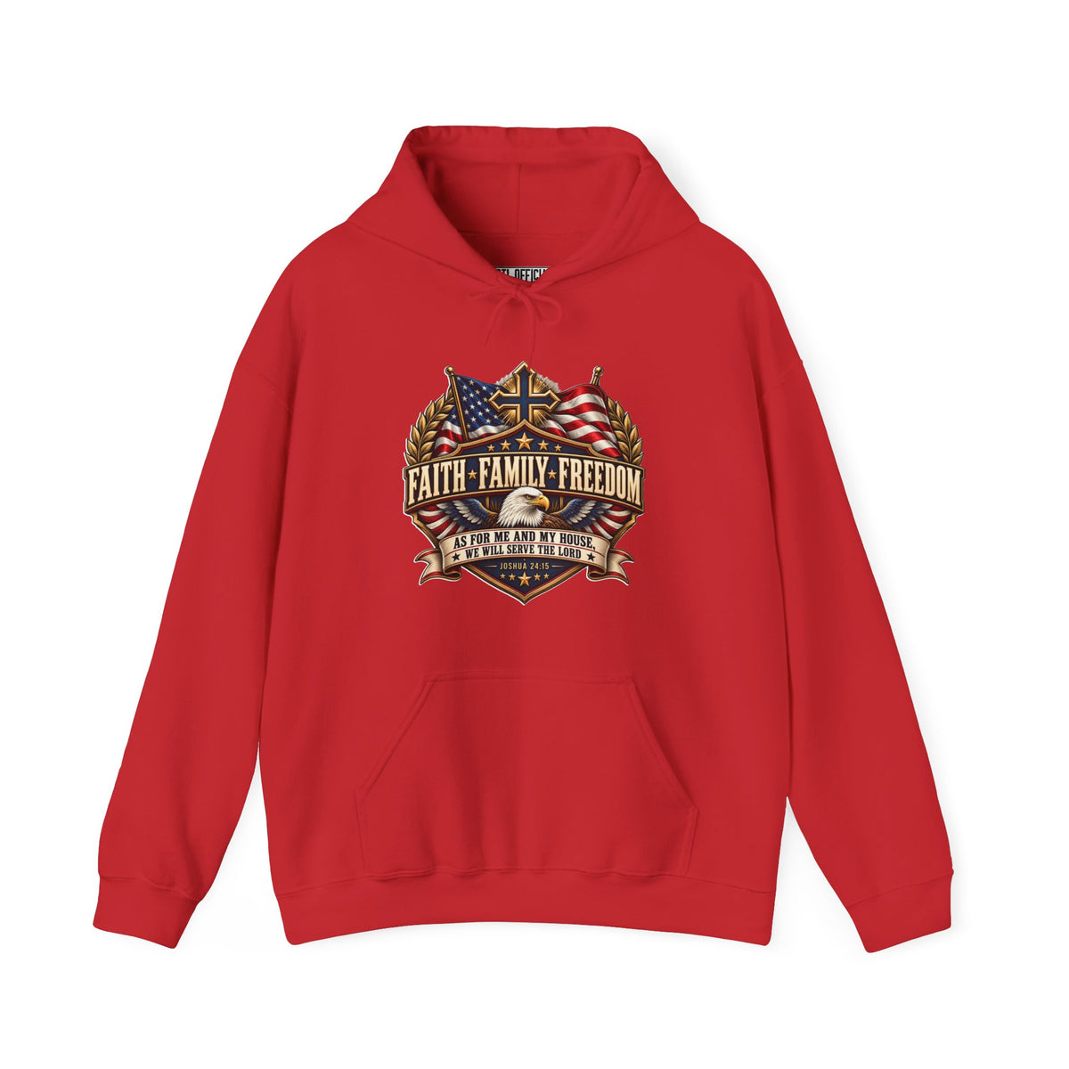 Faith. Family. Freedom. Christian Hoodie