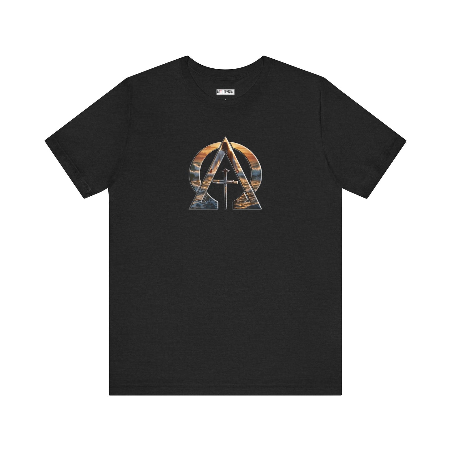 Devine Triad Alpha & Omega Jesus Walking On Water Unisex Short Sleeve Tee