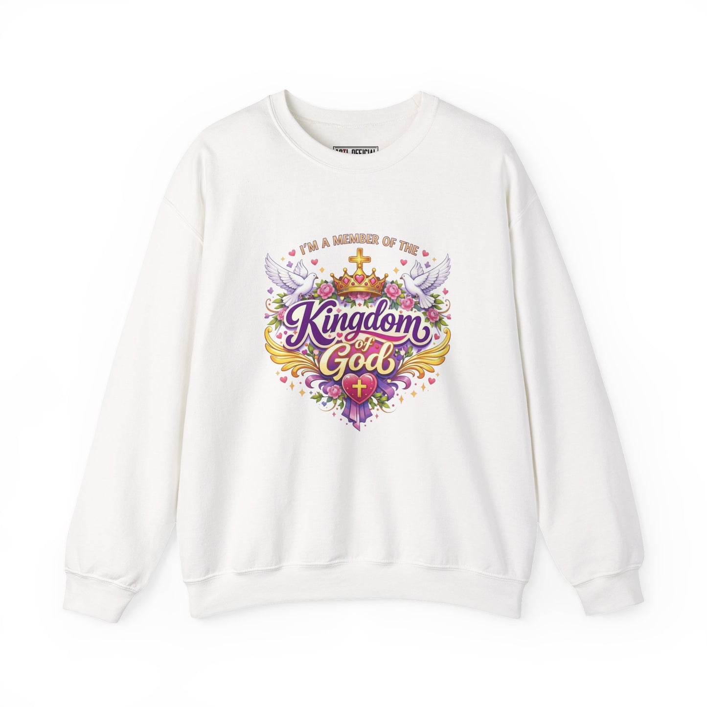 Graceful & Royal Member of the Kingdom of God Unisex Heavy Blend™ Crewneck Sweatshirt