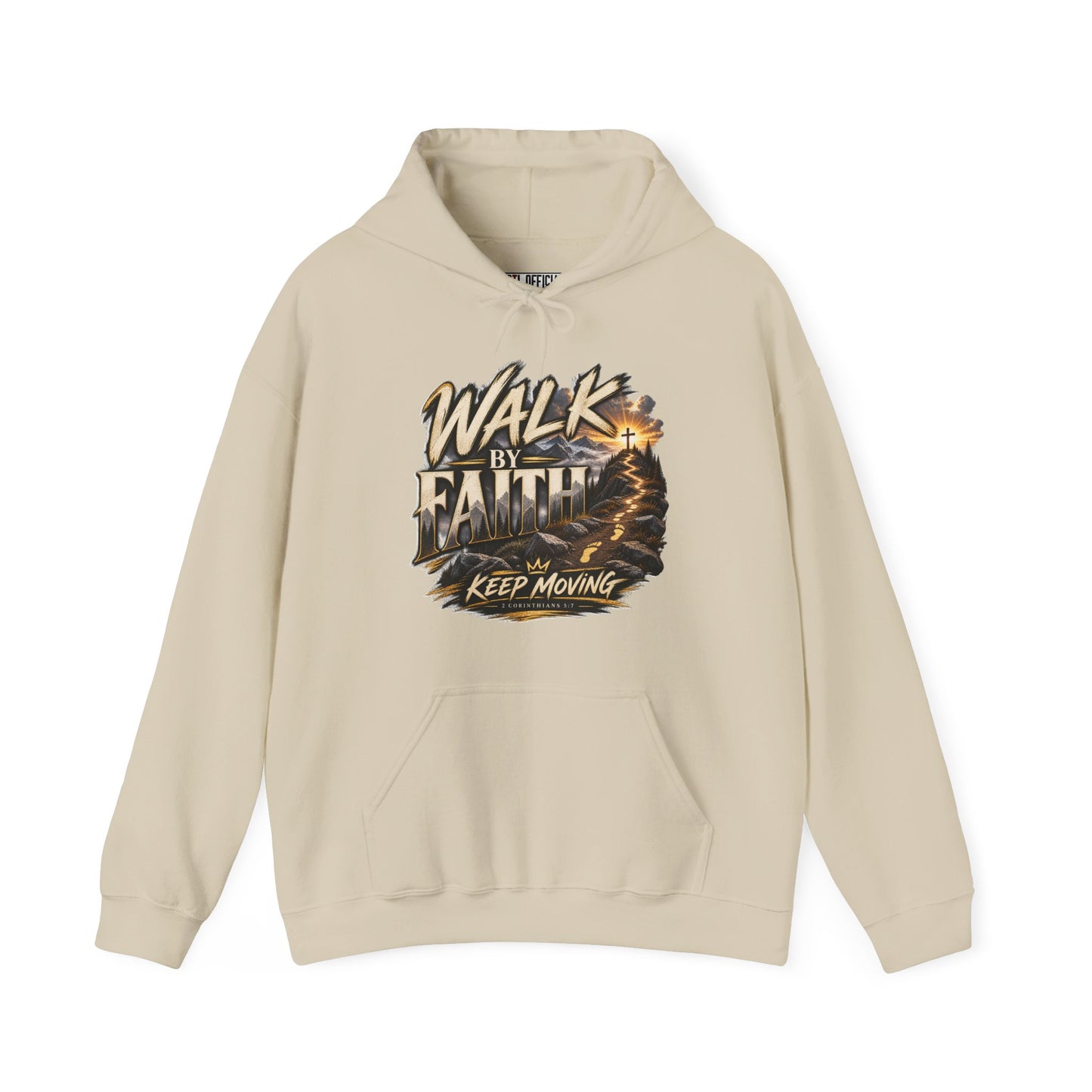 Walk by Faith – Keep Moving Christian Hoodie