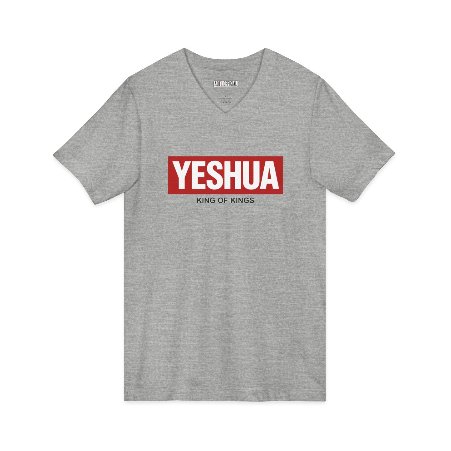 Yeshua King of Kings Christian V-Neck Tee