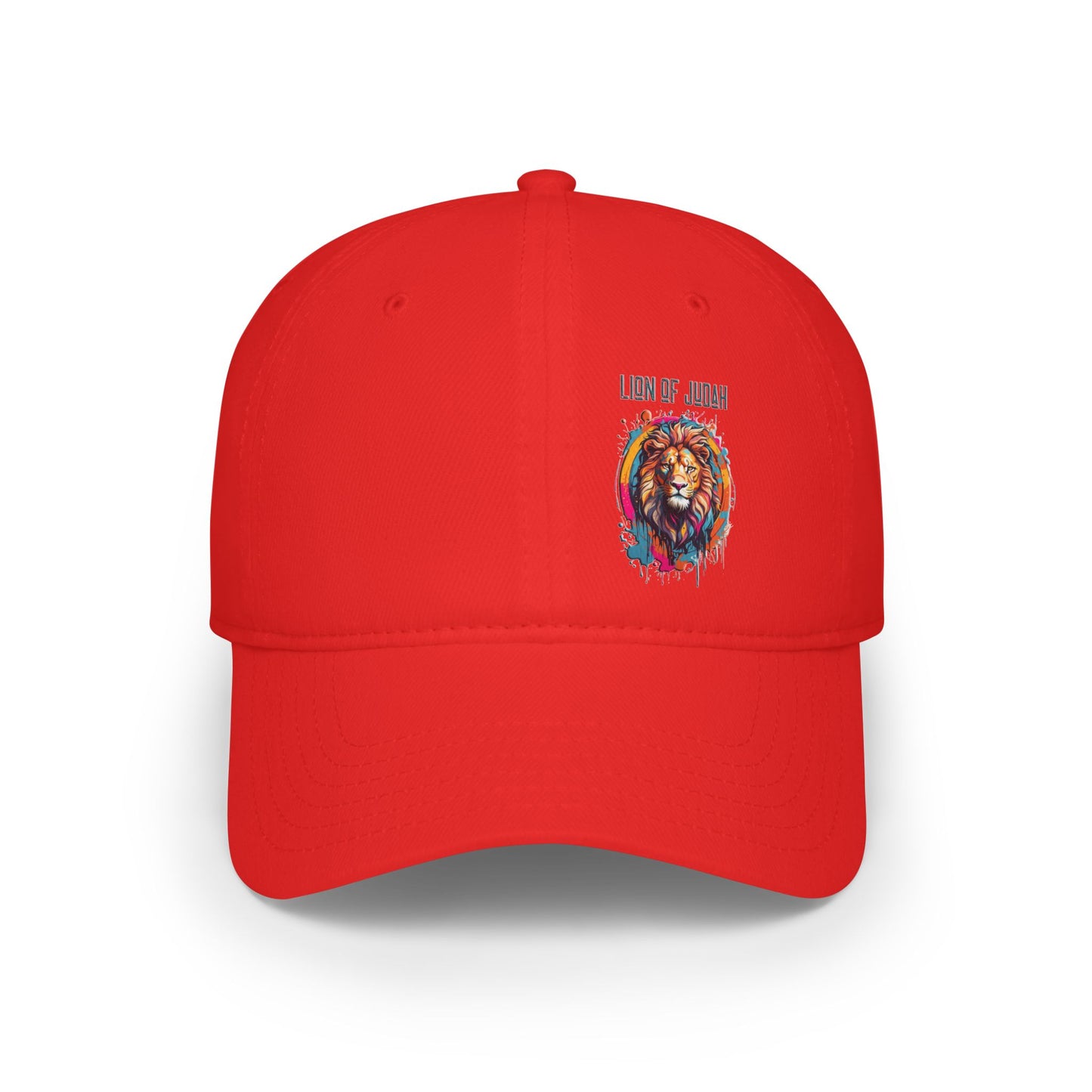 Graffiti Drip Lion Of Judah Christian Baseball Cap