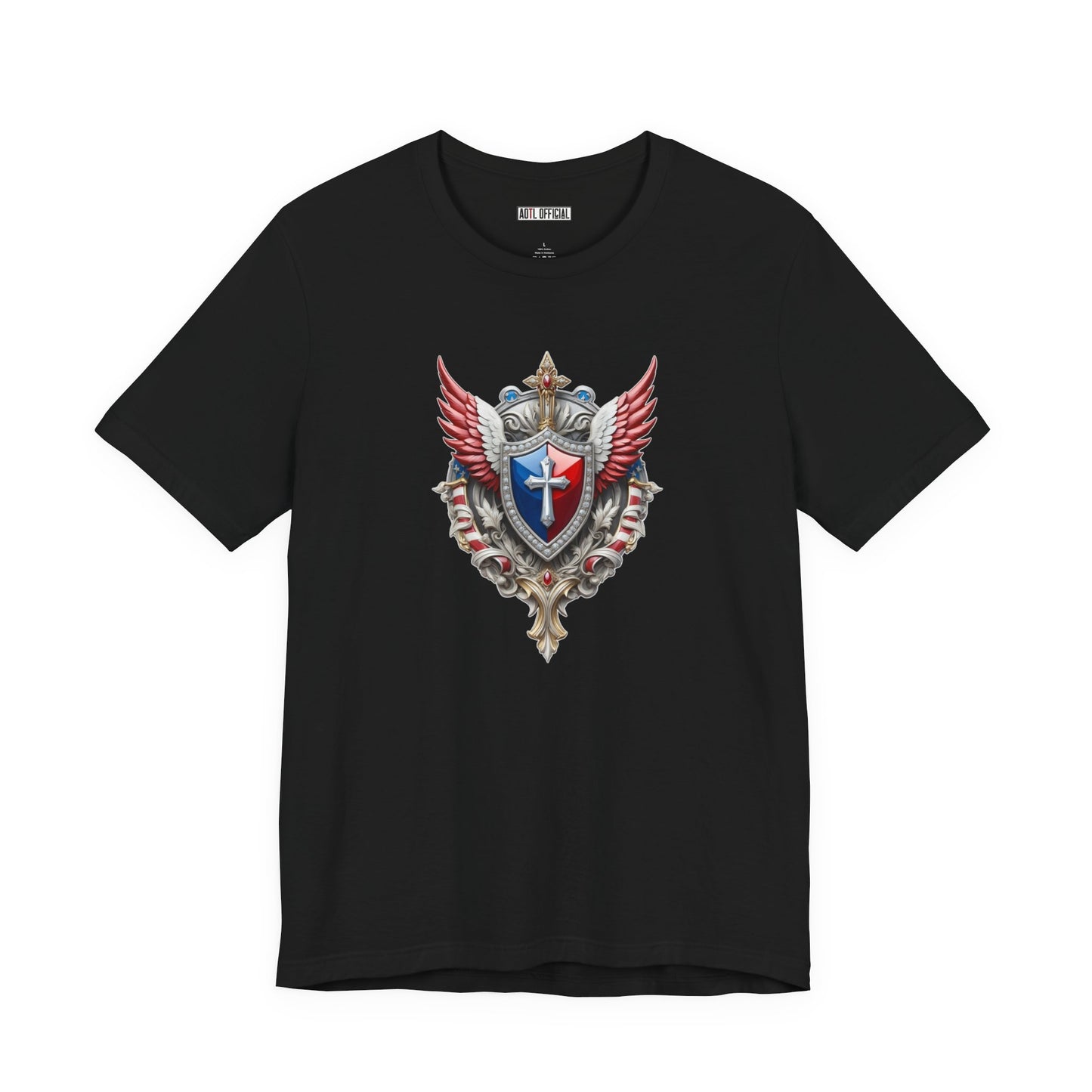 Celestial Heritage Christian Patriotic Unisex Short Sleeve Tee