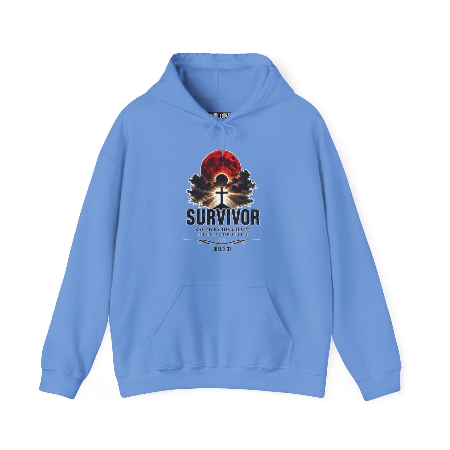 Survivor - Saved by His Grace (Joel 2:31) Christian Hoodie