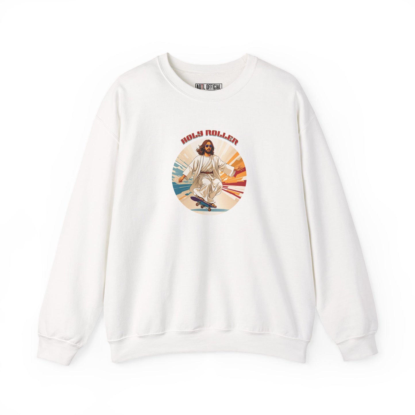Holy Roller Jesus Unisex Heavy Blend™ Crewneck Sweatshirt