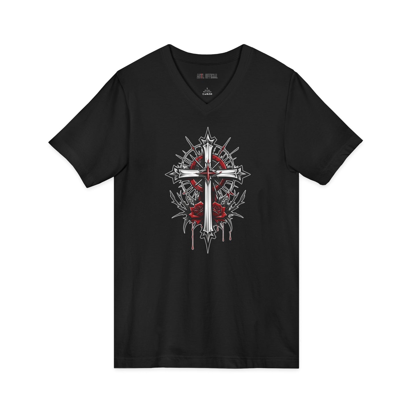 Thorned Redemption V-neck Tee