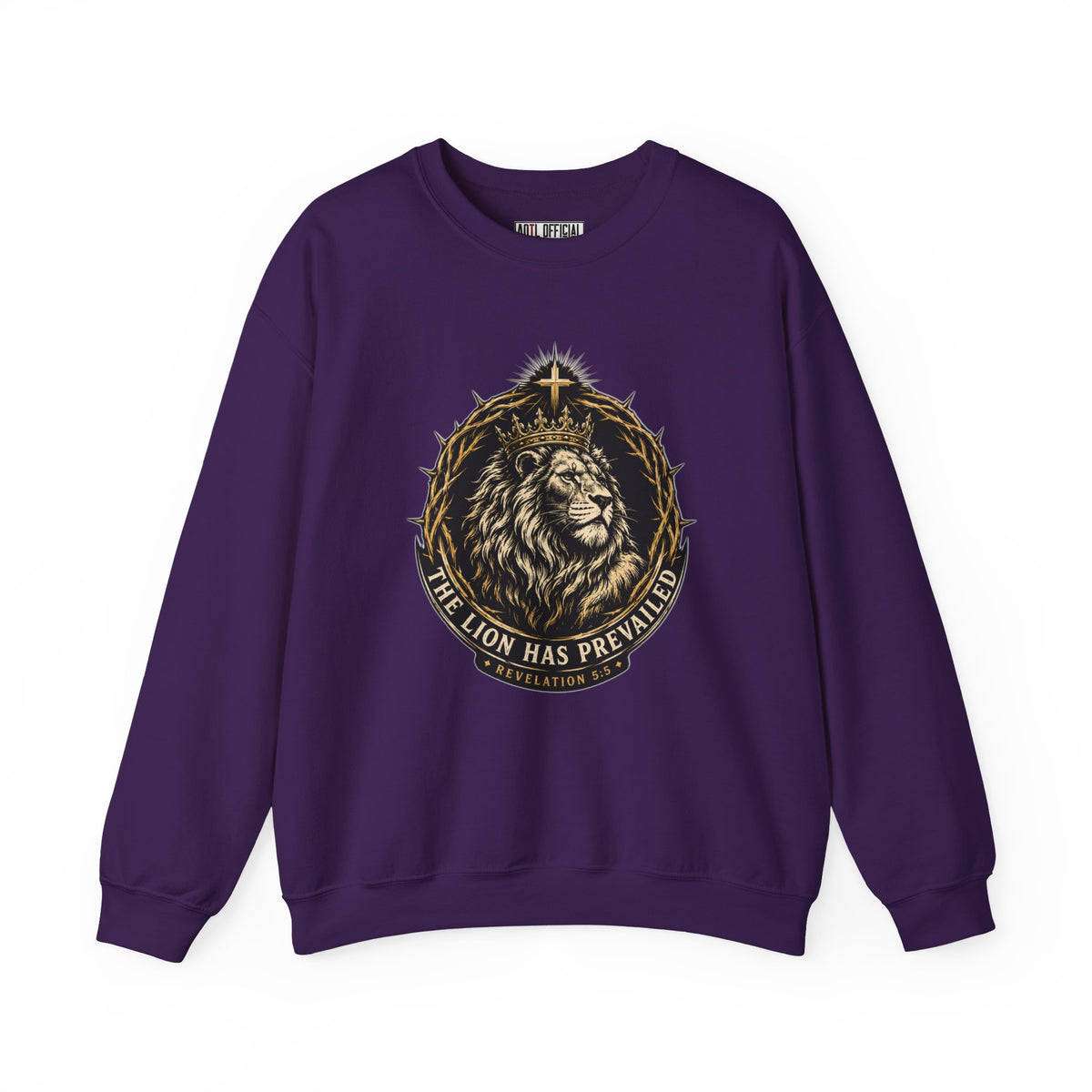 Lion of Judah — The Lion Has Prevailed Christian Sweatshirt