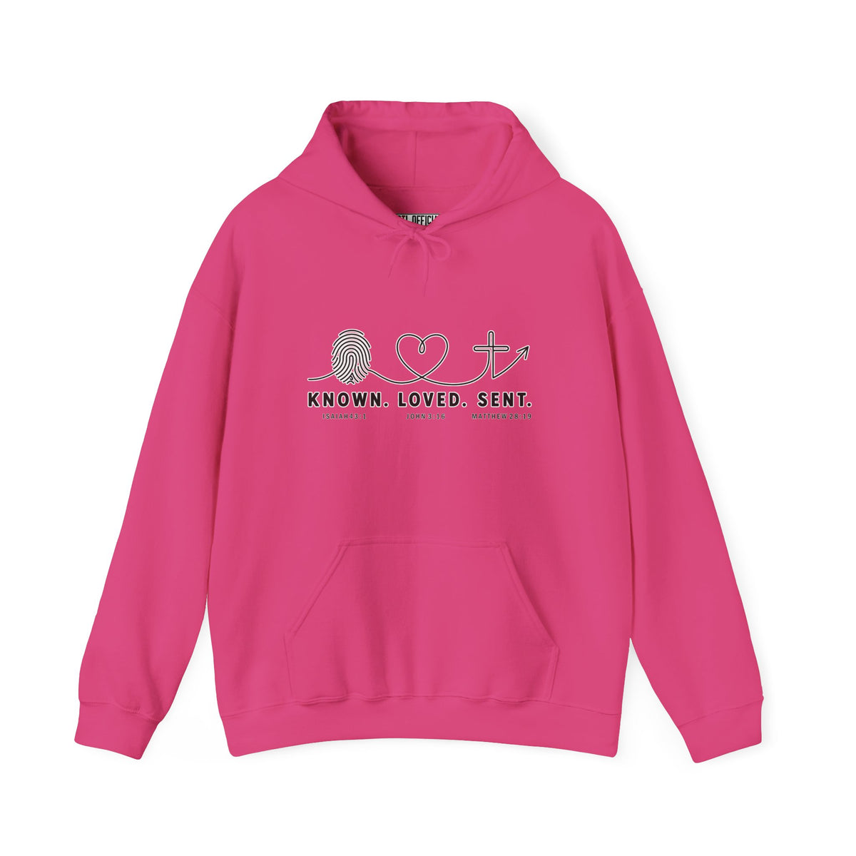 Known. Loved. Sent. Christian Hoodie