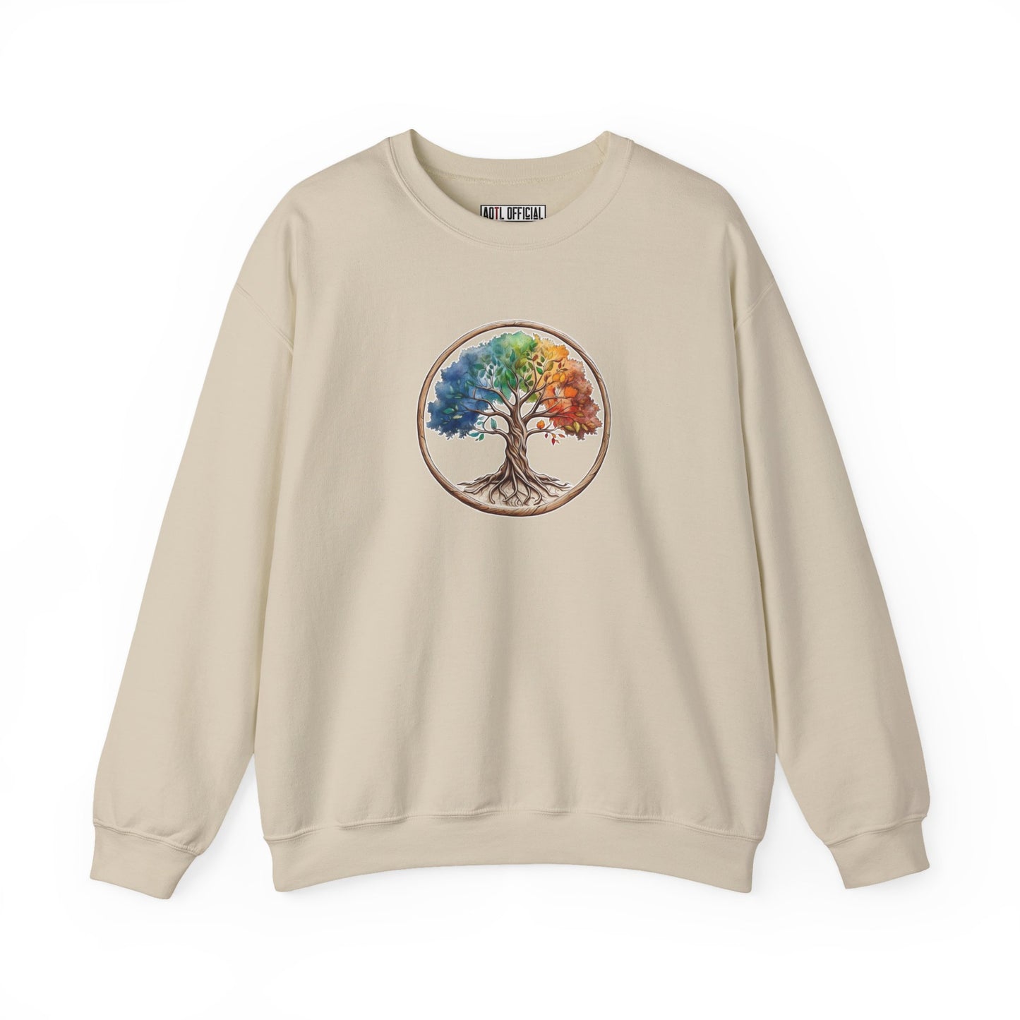 Colorful Tree of Life Unisex Heavy Blend™ Crewneck Sweatshirt
