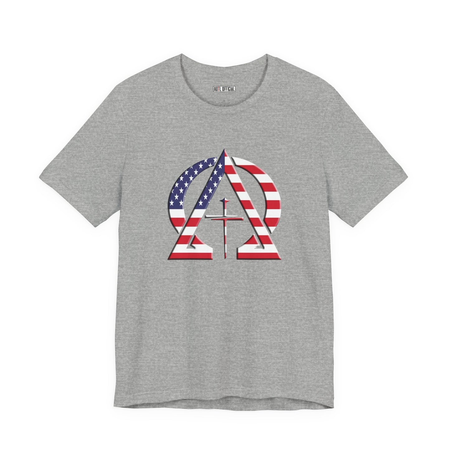 Alpha & Omega United States Of America Unisex Short Sleeve Tee