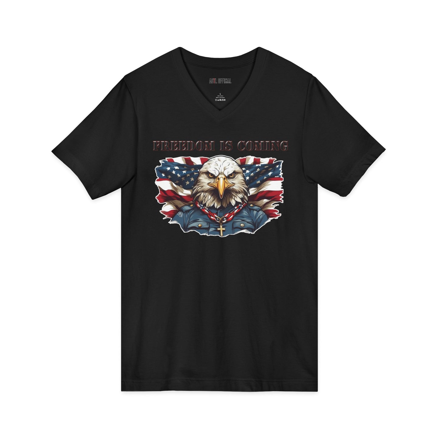 Freedom Is Coming  V-Neck Tee